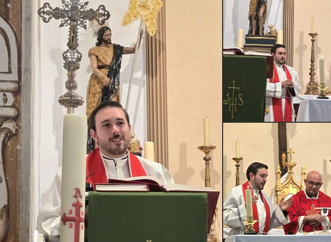 Manuel Requena González, nuevo sacerdote de la iglesia de Huélago.